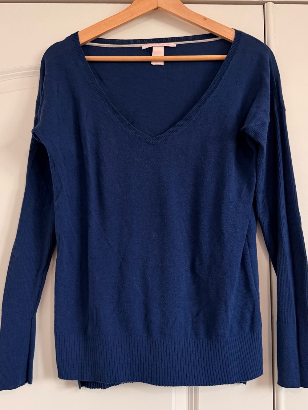 Victoria's Secret Deep Blue V-Neck Sweater